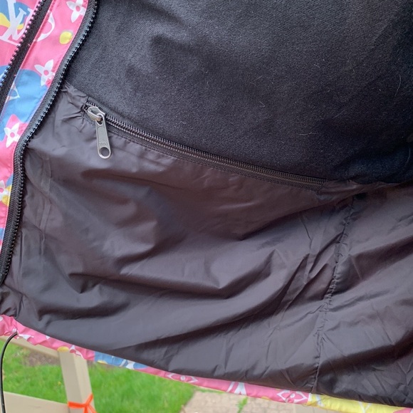 📌 NWOT Bravest Studios LV Monogram Cotton Candy Pink Parka - Picture 6 of 11